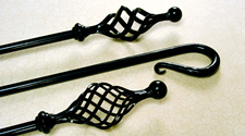 Curtain oles and Finials