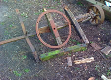 Front axle before restoration